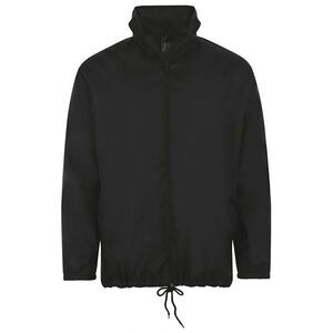 SOLS Unisex Shift Showerproof Windbreaker Jacket / Black